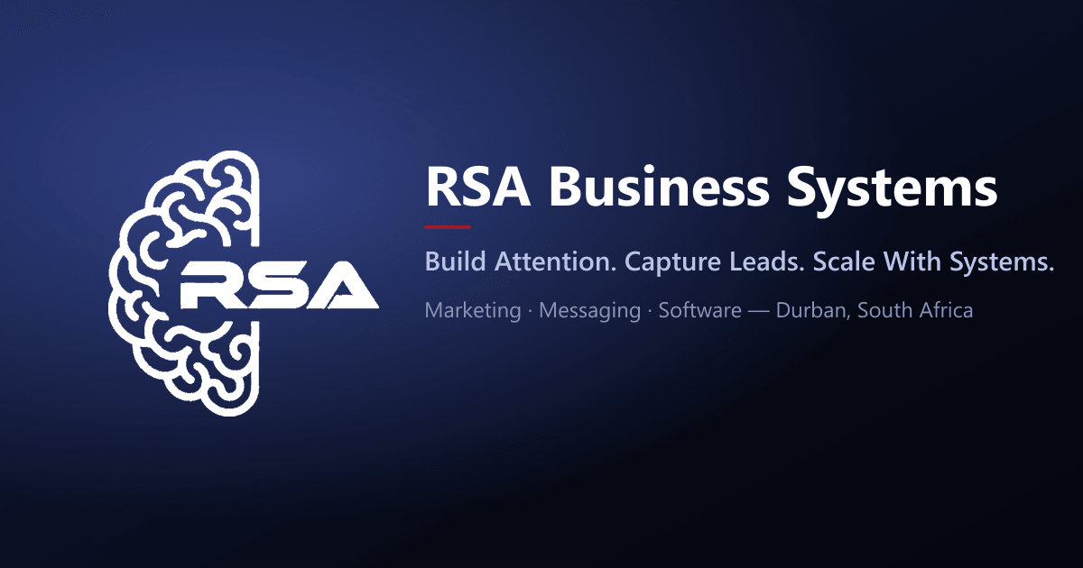 Track Designer Software RSA Business Systems | Marketing, Messaging & Software